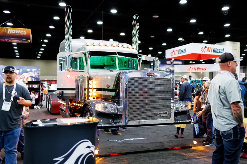 Custom Peterbilt show truck at MATS 2026 Louisville Kentucky